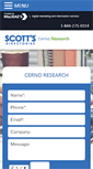 Mobile Screenshot of cernoresearch.com